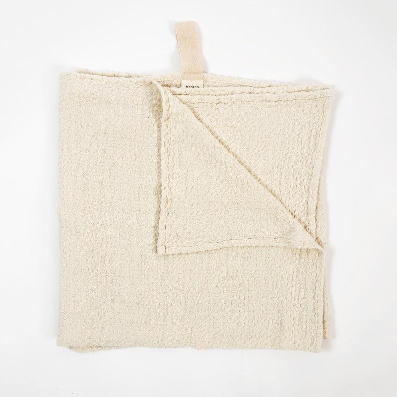 Big Linen Towel - Textured White - RUUD Studios