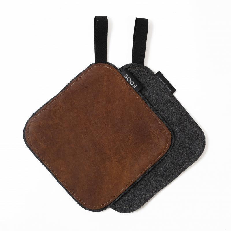 Leather Pot Holder - Different colors - RUUD Studios