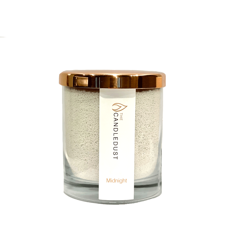 Powdered Candle in Glass - Midnight 160g - RUUD Studios