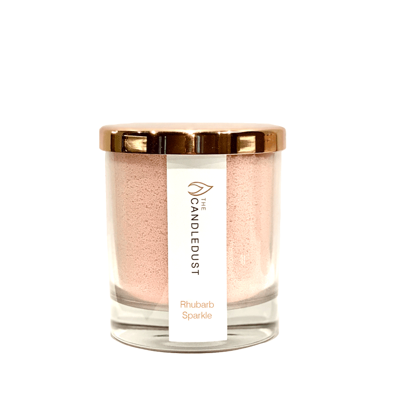 Powdered Candle in Glass - Rhubarb Sparkle 160g - RUUD Studios