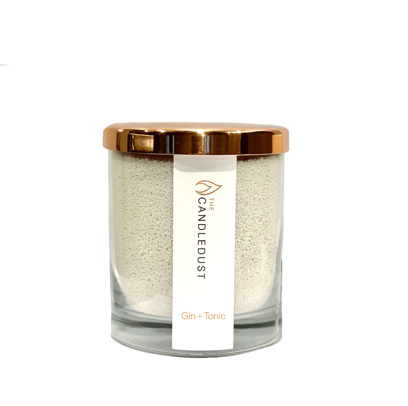 Powdered Powdered Candle in Glass - Gin+Tonic 160g - RUUD Studios