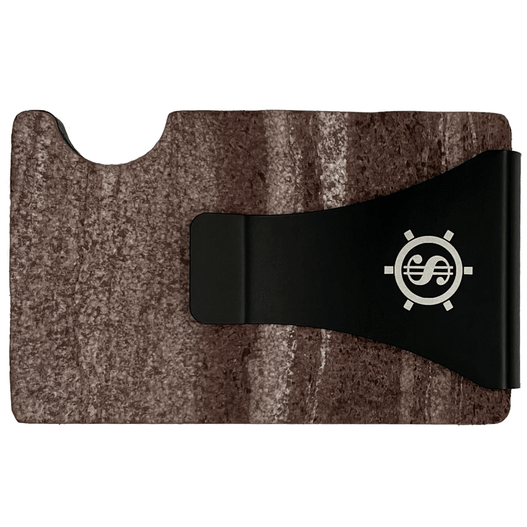 Red Canyon - Marble Card Holder with RFID Blocking - RUUD Studios